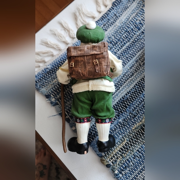 Festive Green Santa Figurine - Picture 2 of 4